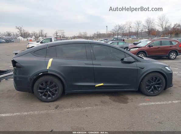 7SAXCBE5XRF457745 2024 TESLA MODEL X Gray Սալոնի հետևի տեսք