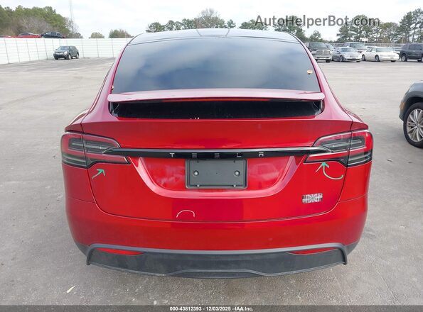7SAXCBE61SF470043 2025 TESLA MODEL X Red 