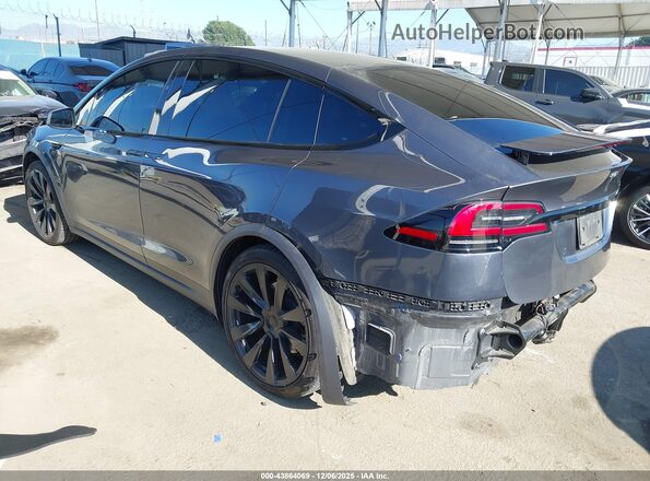7SAXCBE65NF356647 2022 TESLA MODEL X Gray Tył lewy