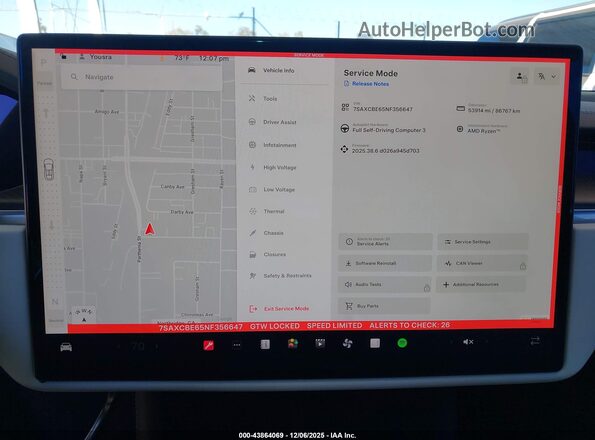 7SAXCBE65NF356647 2022 TESLA MODEL X Gray 