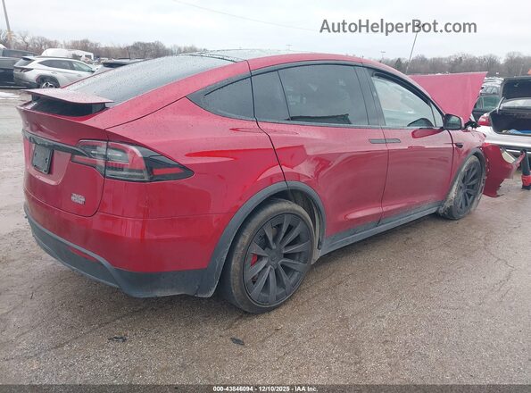 7SAXCBE66RF456066 2024 TESLA MODEL X Red Tył prawy