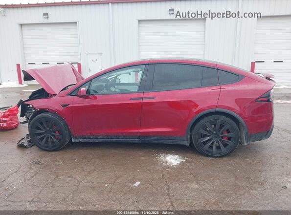 7SAXCBE66RF456066 2024 TESLA MODEL X Red 