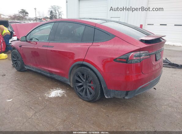 7SAXCBE66RF456066 2024 TESLA MODEL X Red Tył lewy