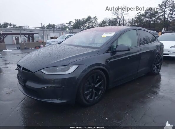 7SAXCDE53SF469804 2025 TESLA MODEL X Black Vista tres cuartos delantera izquierda