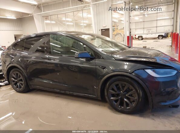7SAXCDE5XRF444151 2024 TESLA MODEL X Black Սարքավորումների վահանակի տեսք