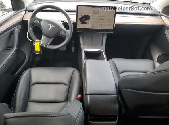 7SAYGAEE0RF091023 2024 TESLA MODEL Gray Вид панелі приладів