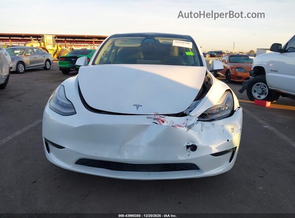 7SAYGAEE4NF490494 2022 TESLA MODEL Y Белый Вид спереди