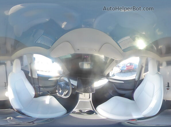 7SAYGAEE8SF244544 2025 TESLA MODEL White VIN կոդի պիտակի տեսք