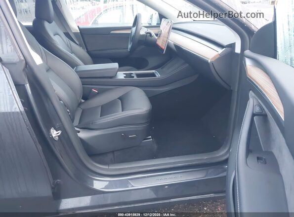 7SAYGDEE1SF256696 2025 TESLA MODEL Y Gray Вид салону спереду