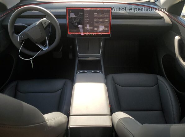 7SAYGDEE1TA384581 2026 TESLA MODEL Black Вид панелі приладів