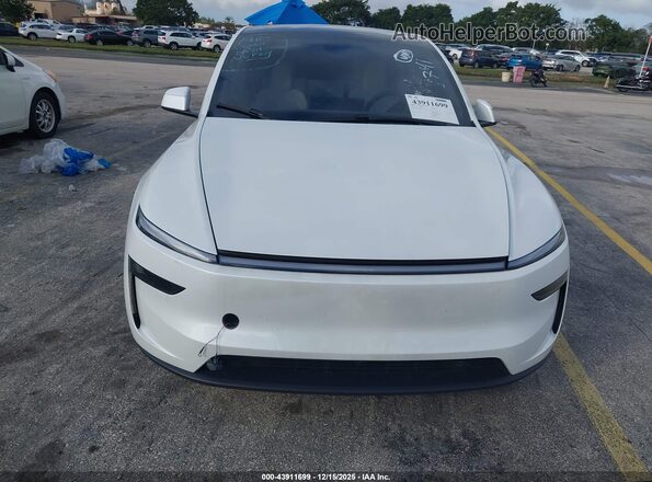 7SAYGDEE1TF368741 2026 TESLA MODEL Y White Вид щитка приладів