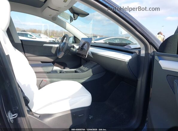 7SAYGDEE2RA233659 2024 TESLA MODEL Y Серый Вид салона спереди