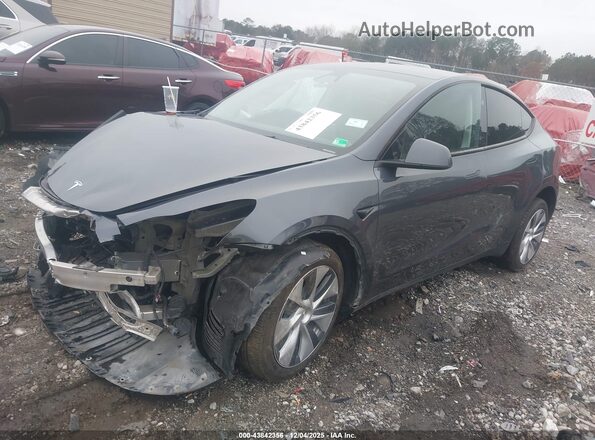 7SAYGDEE3PA192049 2023 TESLA MODEL Y Blue Առջևի ձախ երեք քառորդ տեսարան