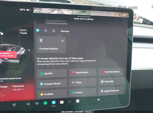 7SAYGDEE4NF430216 2022 TESLA MODEL Y Gray 