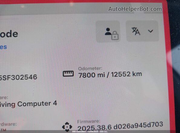 7SAYGDEE5SF302546 2025 TESLA MODEL Y Gray 