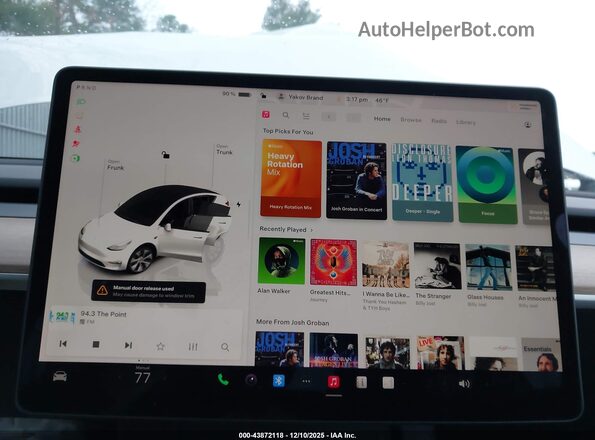 7SAYGDEE6PA124988 2023 TESLA MODEL Y Белый 