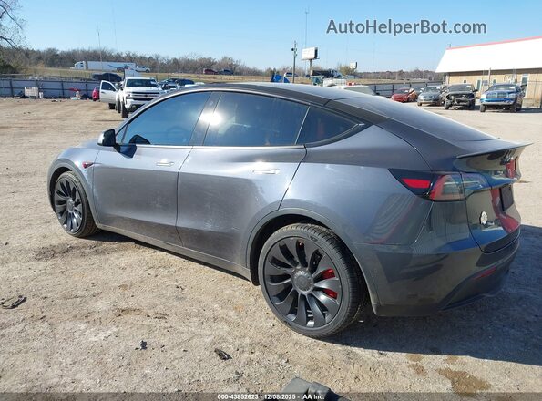 7SAYGDEF3NF382829 2022 TESLA MODEL Y Gray უკანა მარცხენა