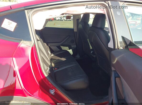 7SAYGDEF4RF162153 2024 TESLA MODEL Y Red VIN կոդի պիտակի տեսք