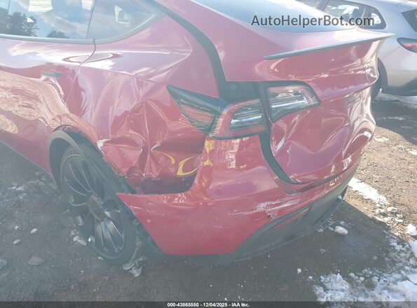 7SAYGDEF5NF377146 2022 TESLA MODEL Y Red Вид спереду