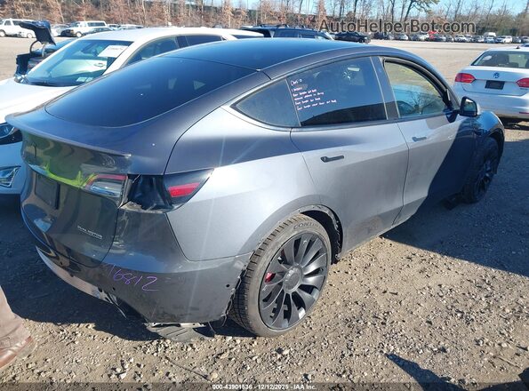 7SAYGDEF5NF500654 2022 TESLA MODEL Y Gray Tył prawy