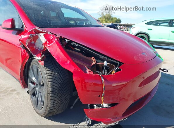 7SAYGDEF6NF466420 2022 TESLA MODEL Y Red Vista frontal