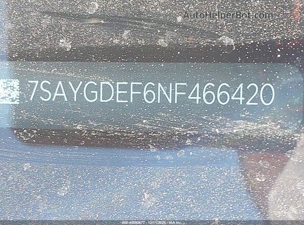 7SAYGDEF6NF466420 2022 TESLA MODEL Y Red 