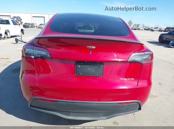7SAYGDEF6NF466420 2022 TESLA MODEL Y Red 