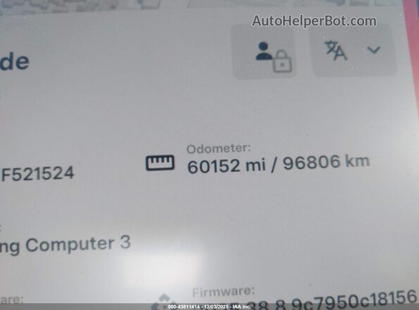 7SAYGDEF9NF521524 2022 TESLA MODEL Y Blue 