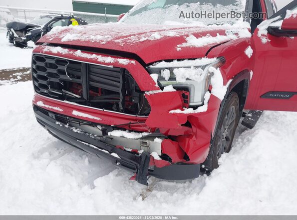 7SVAAABA1PX005907 2023 TOYOTA SEQUOIA Red Вид спереду