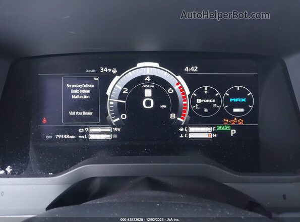 7SVAAABA1PX005907 2023 TOYOTA SEQUOIA Red Вид задніх сидінь
