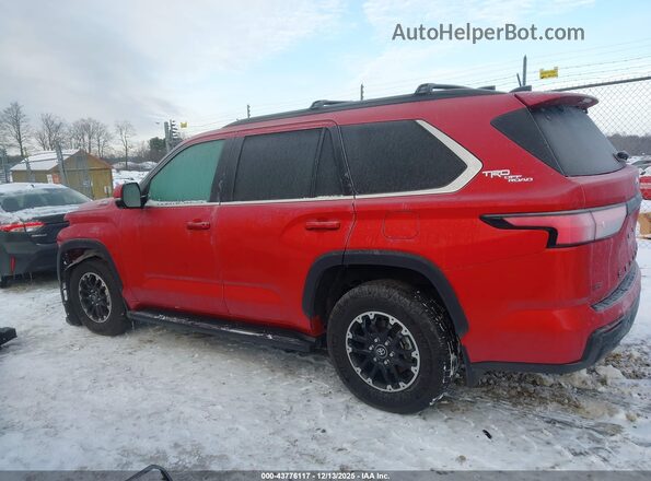 7SVAAABA2SX050492 2025 TOYOTA SEQUOIA Red 