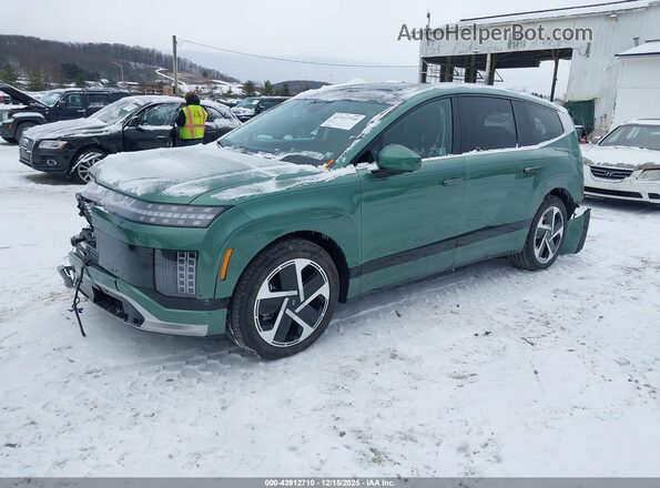 7YAMYFS50TY007194 2026 HYUNDAI IONIQ 9 Green Առջևի ձախ երեք քառորդ տեսարան