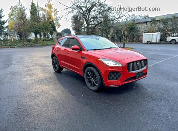 SADF12FX7L1011894 2020 JAGUAR E-PACE Orange უკანა მარცხენა
