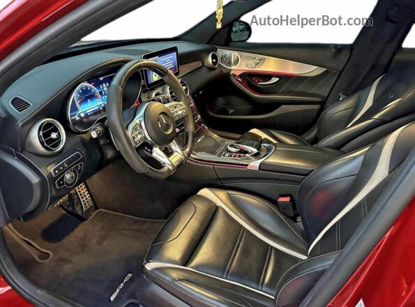 W1KWF8HB7MR622776 2021 MERCEDES-BENZ C Red 