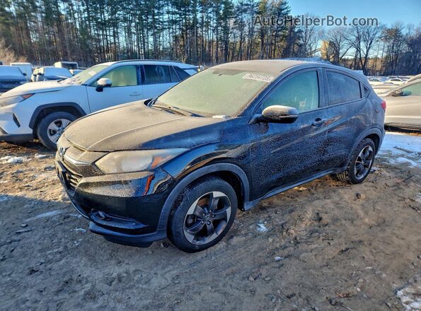 3CZRU6H50JM716498 2018 HONDA HR-V Black უკანა მარცხენა