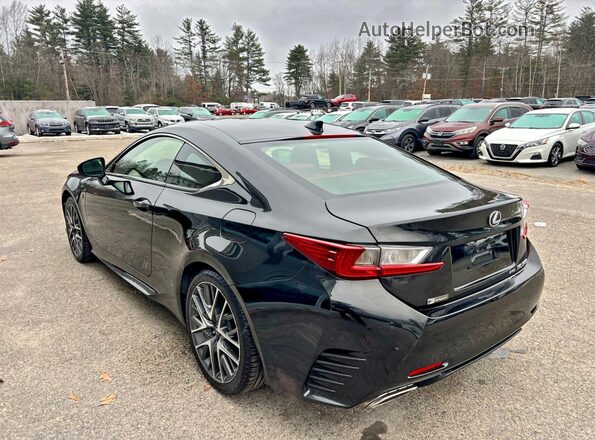 JTHS85BC4J5004285 2018 LEXUS RC Черный Задняя правая четверть