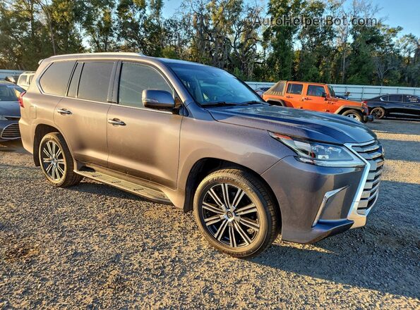JTJDY7AX1L4316872 2020 LEXUS LX Gray წინა ხედი
