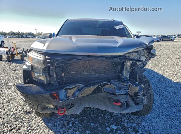 1GCPYCEH8MZ444686 2021 CHEVROLET SILVERADO Серебряный Вид сзади