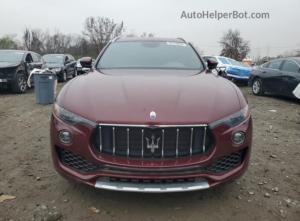 ZN661XUL8HX250589 2017 MASERATI LEVANTE Бордовый 