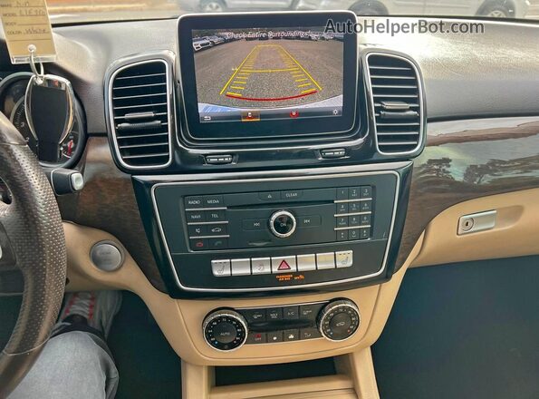 4JGDA5JB5GA662314 2016 MERCEDES-BENZ GLE White უკანა სალონის ხედი