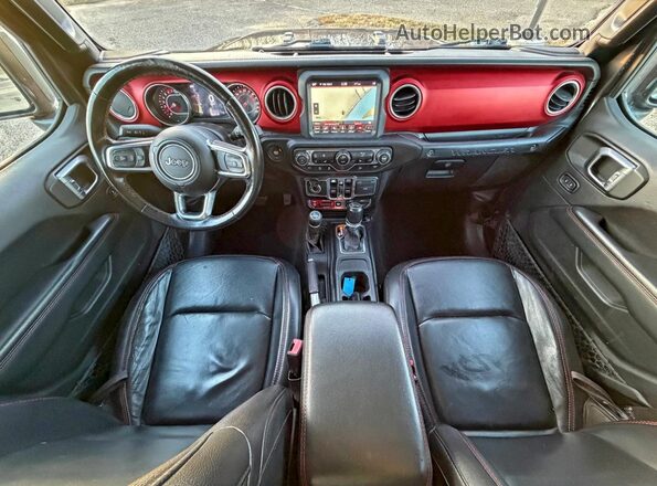 1C4HJXFN9LW151755 2020 JEEP WRANGLER Gray Вид щитка приладів