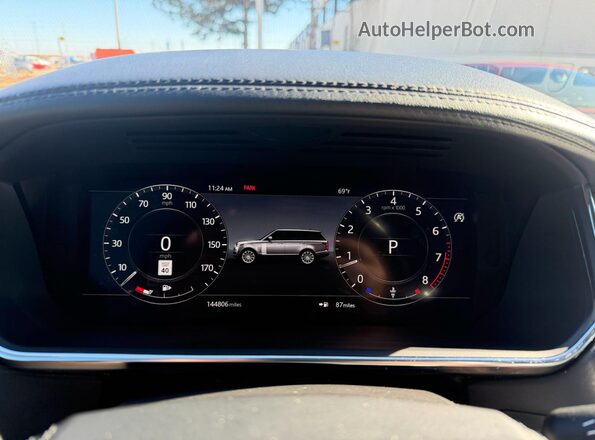 SALGS2SE4LA579028 2020 LAND ROVER RANGE ROVER White Instrument cluster view