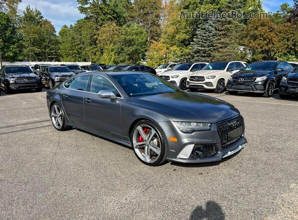 WUAW2BFC5GN902306 2016 AUDI RS7 Gray Trasero derecho