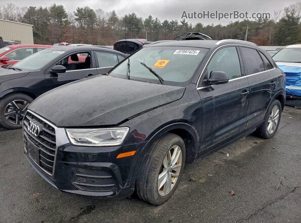 WA1JCCFSXHR006802 2017 AUDI Q3 Black Հետևի ձախ