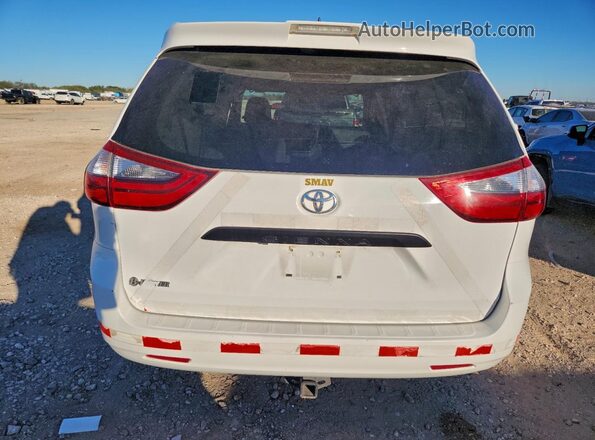 5TDZZ3DC7LS038037 2020 TOYOTA SIENNA White Widok wnętrza z przodu
