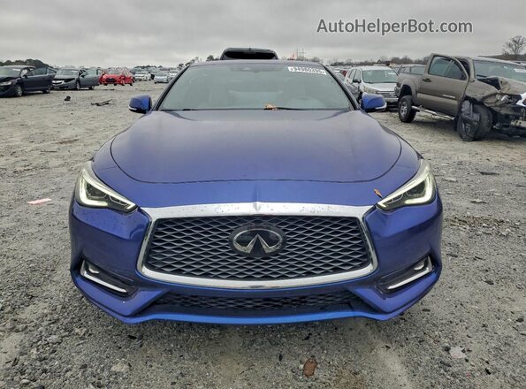 JN1EV7EK1KM230283 2019 INFINITI Q60 Blue Вид ззаду
