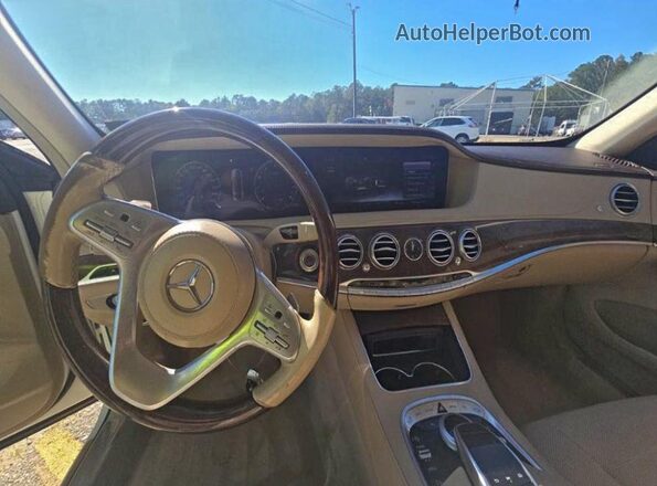 WDDUG8DB7JA376414 2018 MERCEDES-BENZ S White უკანა სავარძლების ხედი