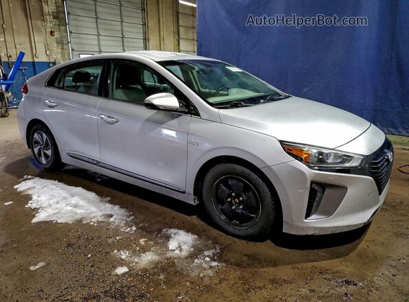 KMHC75LC2HU020827 2017 HYUNDAI IONIQ Silver 