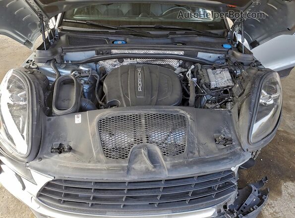 WP1AA2A51MLB04359 2021 PORSCHE MACAN Silver Widok komory silnika