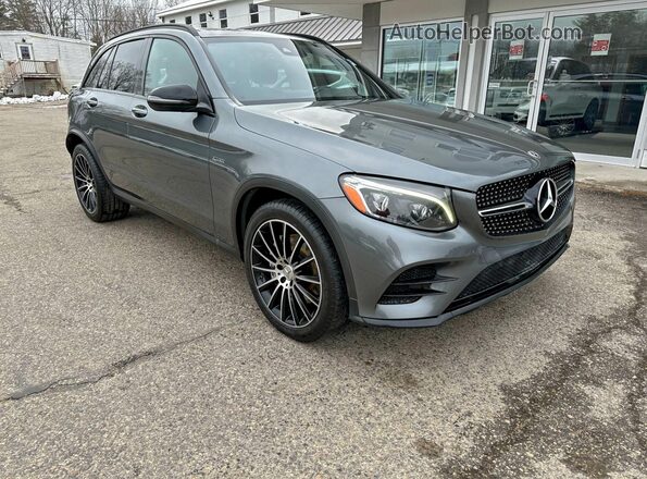 WDC0G6EB0KF518175 2019 MERCEDES-BENZ GLC-CLASS Gray Trasero izquierdo